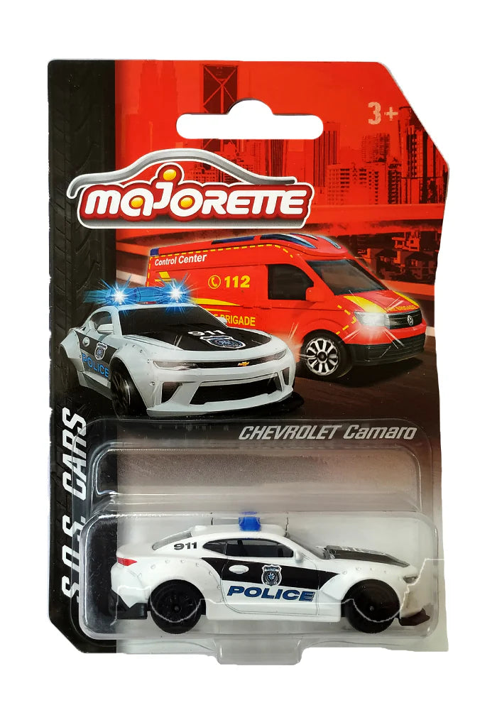 Majorette SOS Rescue Vehicles Set - Pack of 1 Car - Chevrolet Camaro