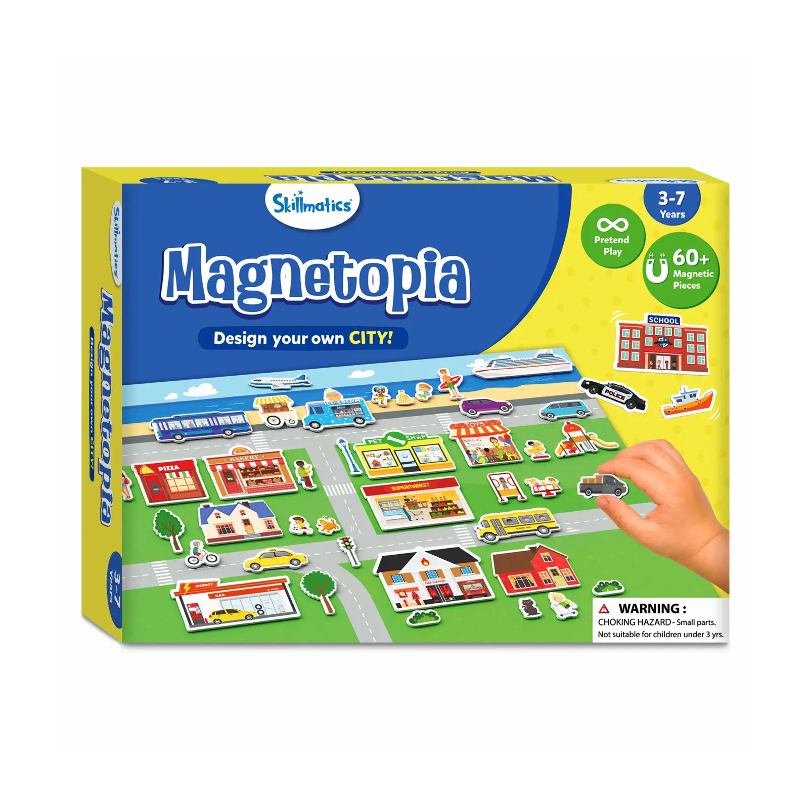 Magnetopia - Design Your City | Interactive Pretend Play Set | Multicolor