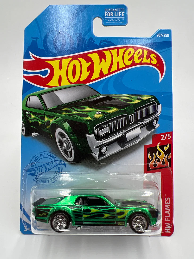 Hot Wheels Imported Premium - 2021 Super Treasure Hunt - 68 Mercury Cougar Green