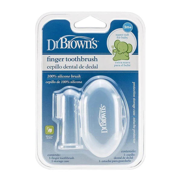 Dr Browns Silicone Finger Toothbrush With Case