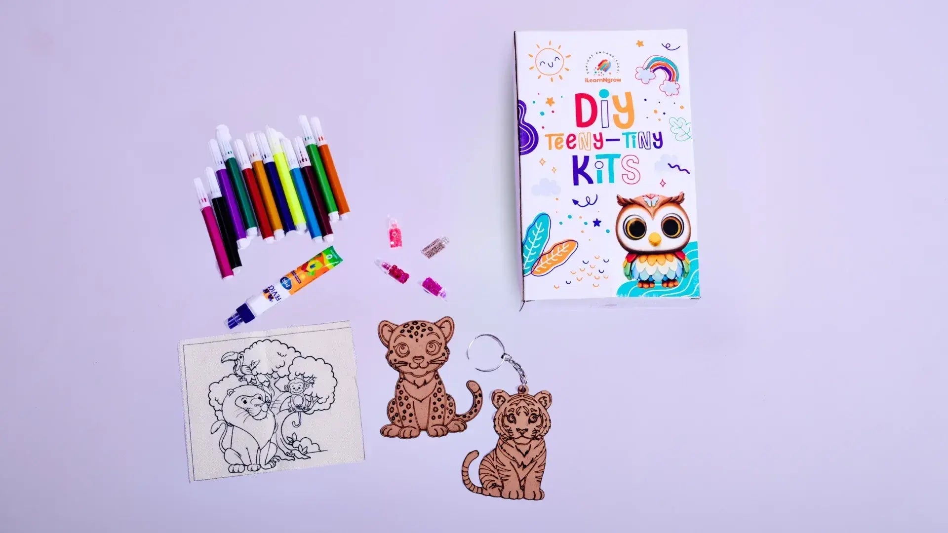 Buy DIY animal painting kit for kids online India creative art and craft learning kit