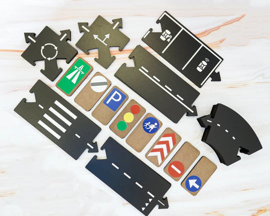 ilearnngrow Road Tracks Game