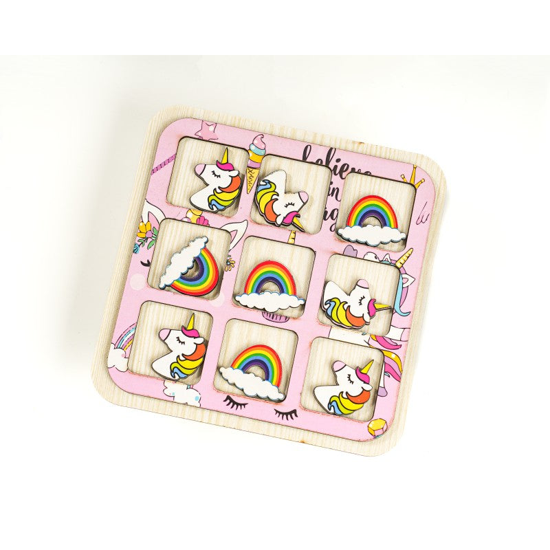 ilearnngrow Unicorn Wooden Hamper - Multicolor