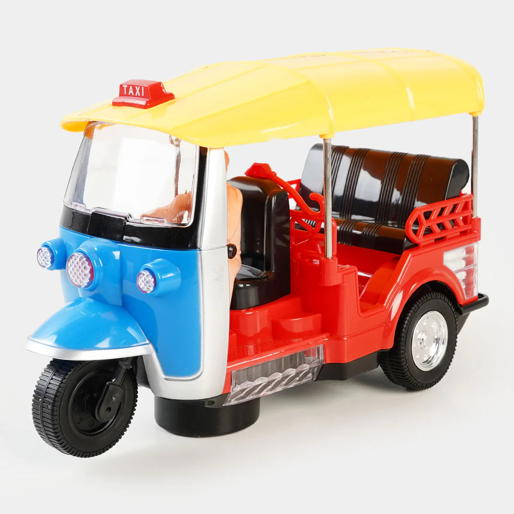 Battery Operated Musical Tricycle 360 Rotate for kids - Multicolor