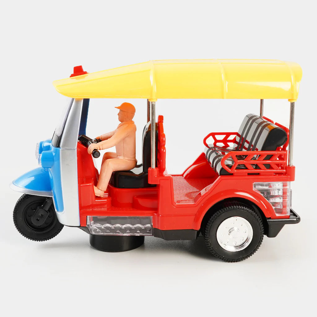 Battery Operated Musical Tricycle 360 Rotate for kids - Multicolor