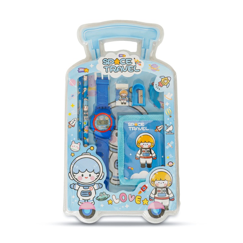 ilearnngrow Stationery Set with Rakhi - Multicolor - Assorted