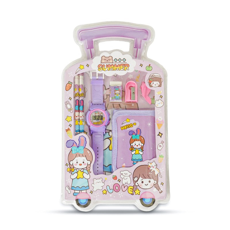 ilearnngrow Stationery Set with Rakhi - Multicolor - Assorted