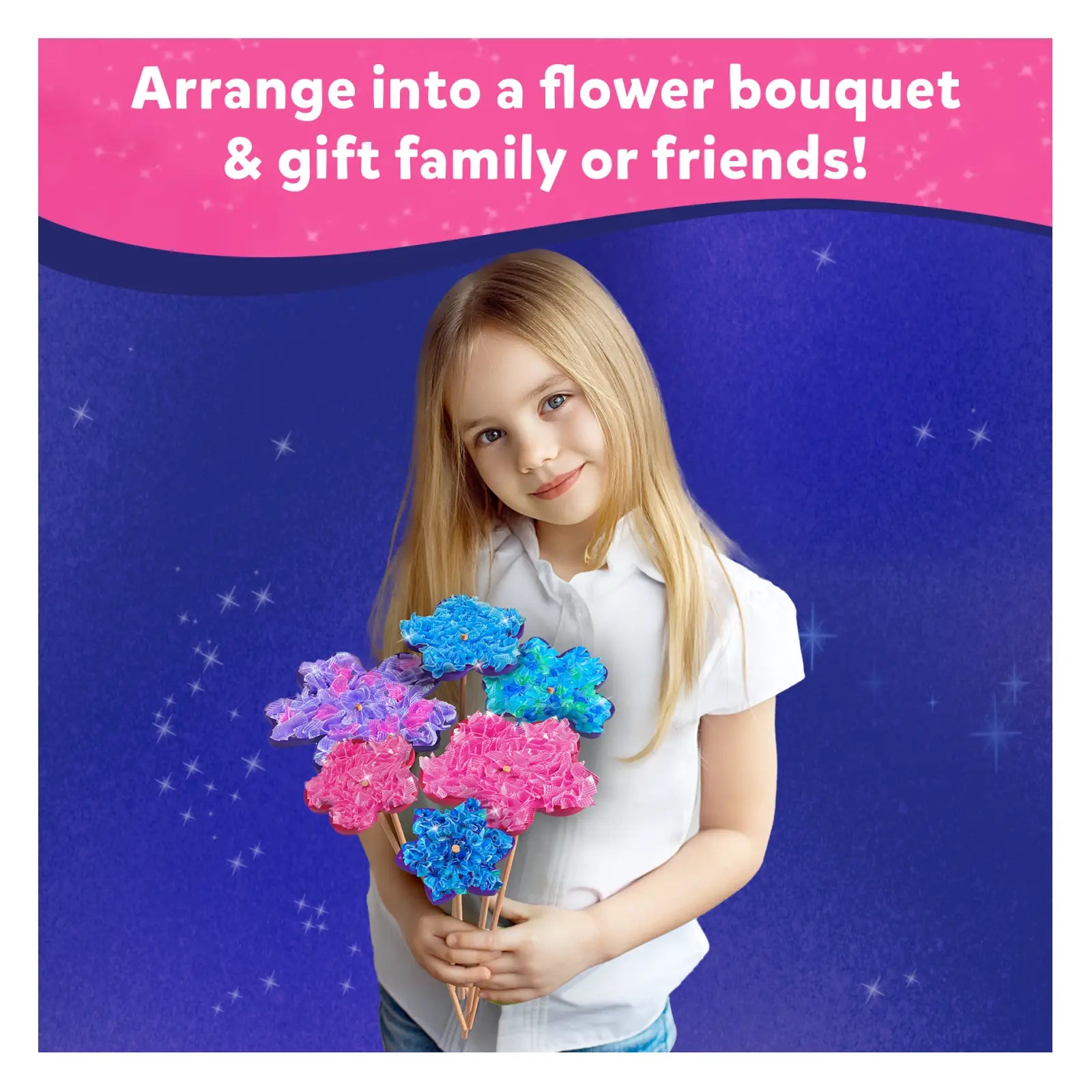 Poke-in Art: Flower Bouquet | Mess-Free Art for Kids | Multicolor