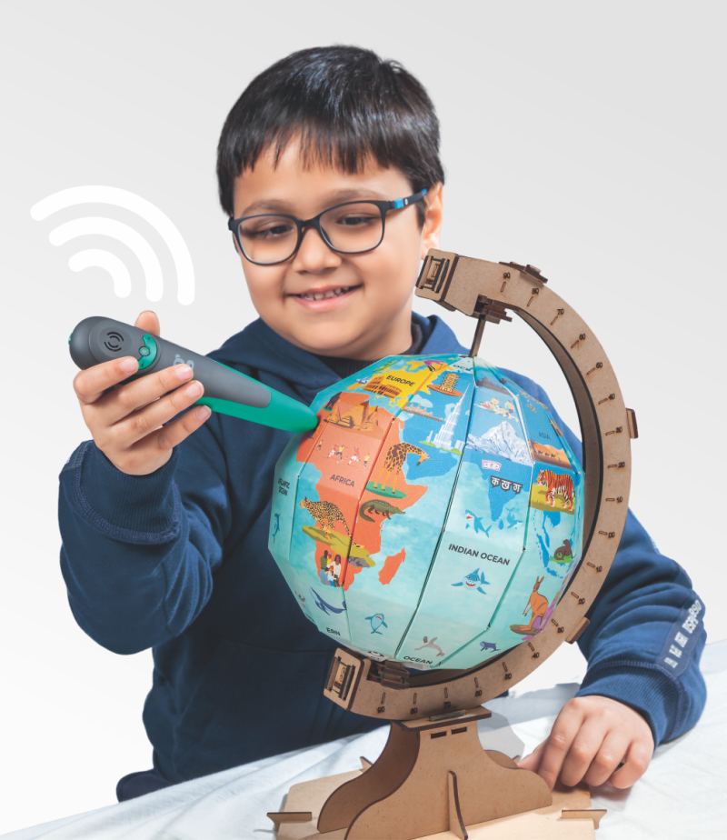 goDiscover DIY Globe – Continents and Oceans - Multicolor