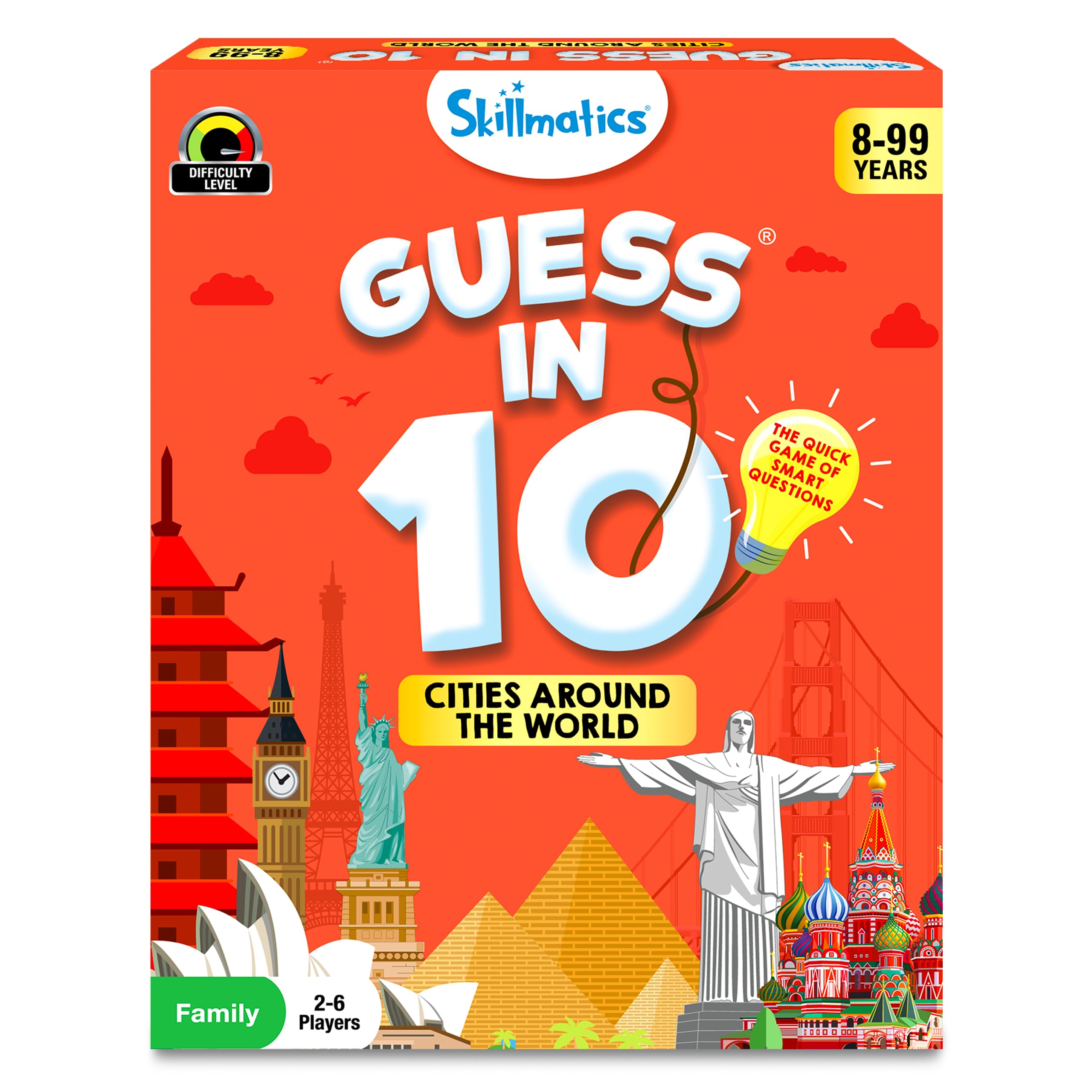 Guess in 10: Countries Of The World | Trivia card game (ages 8+)
