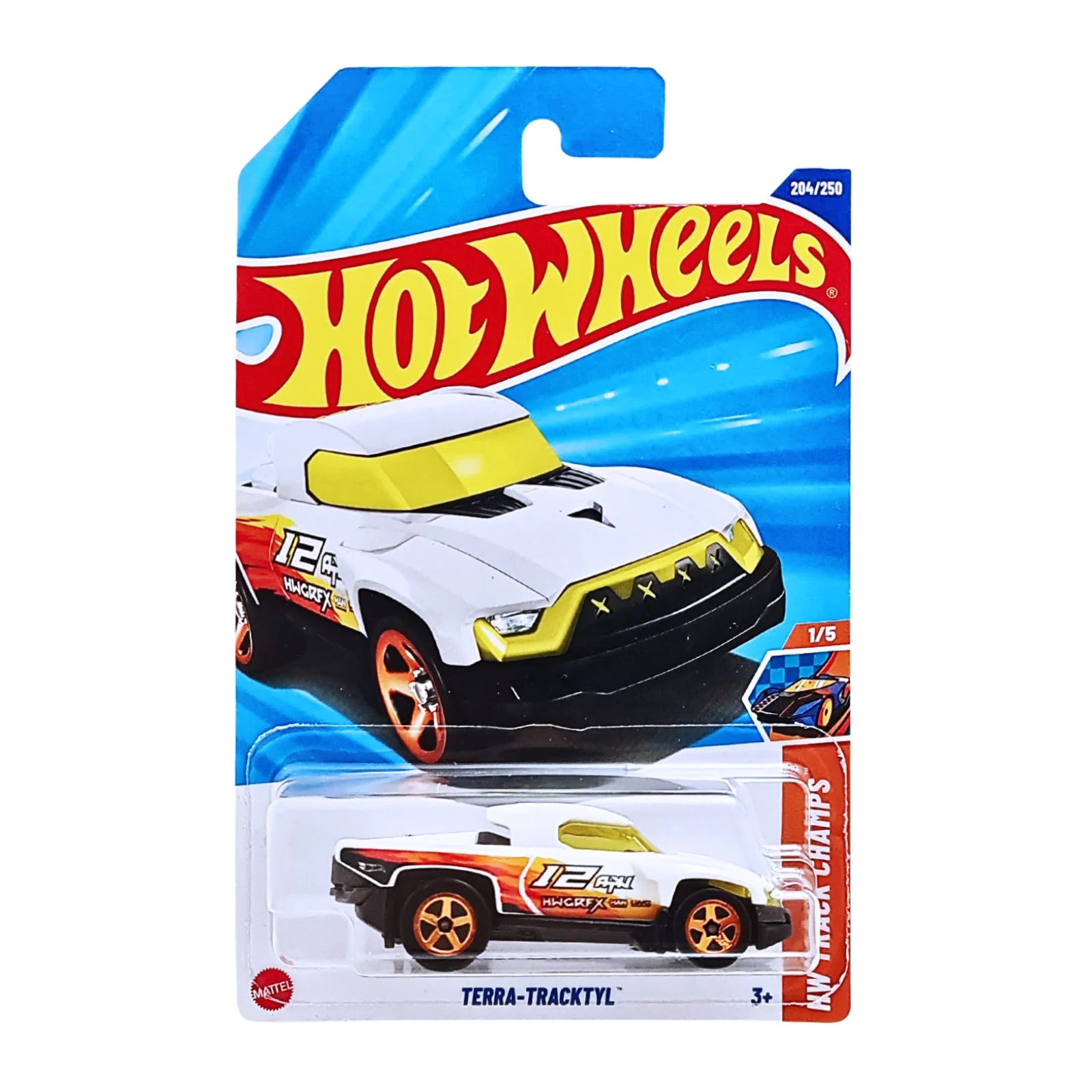 Hot Wheels Mainline - K Case 2025 | L Case 2025 - Terra-Tracktyl - HW Track Champs - Long Card