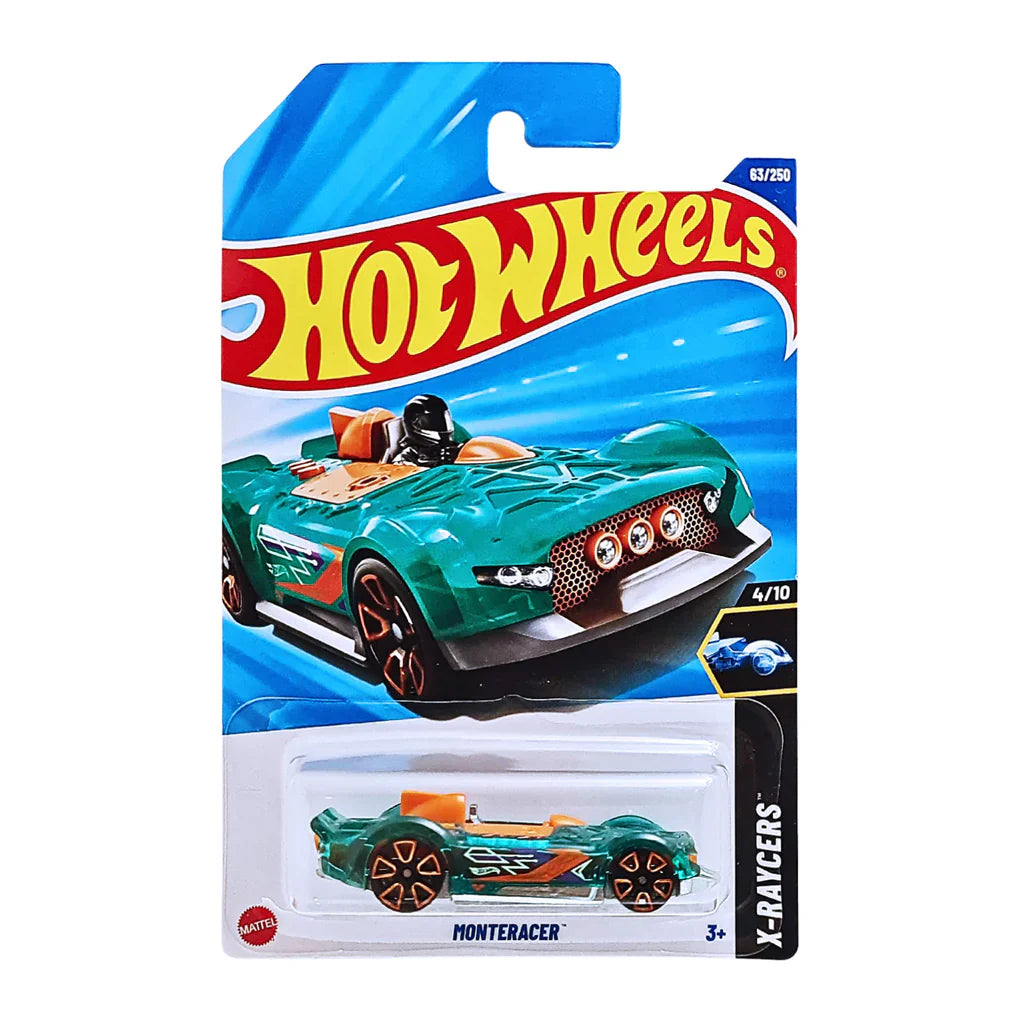 Hot Wheels Mainline - K Case 2025 | L Case 2025 - Monteracer - HW X-Racer - Long Card