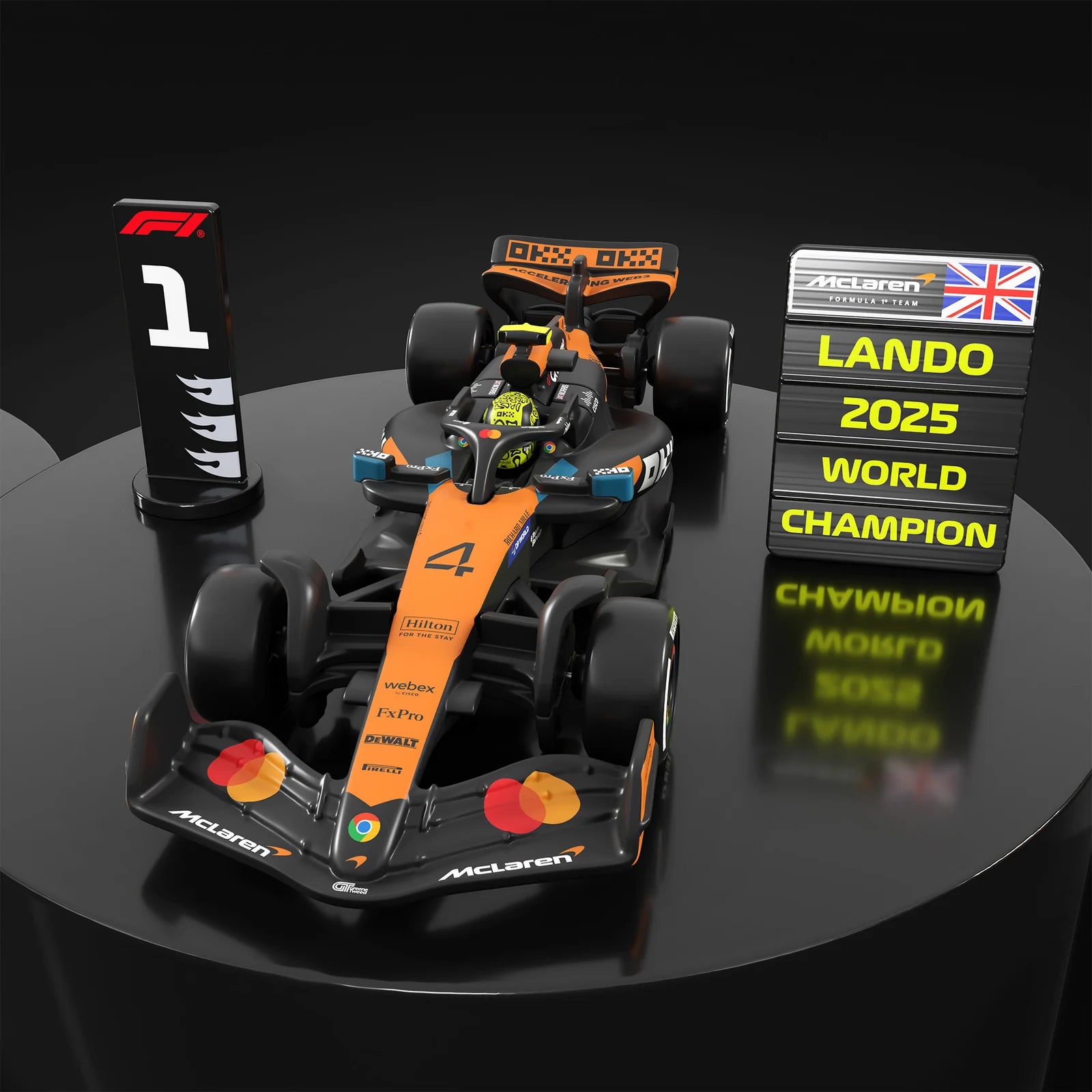 Hot Wheels Imported Premium - 2025 Formula 1 Podium Set