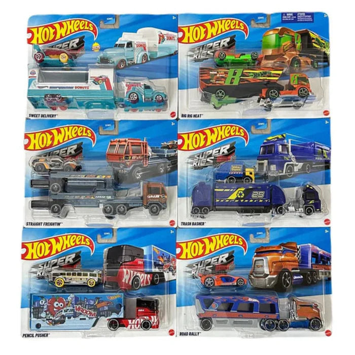 Hot Wheels - Super Rigs - Set of 2 Pcs - BDW51
