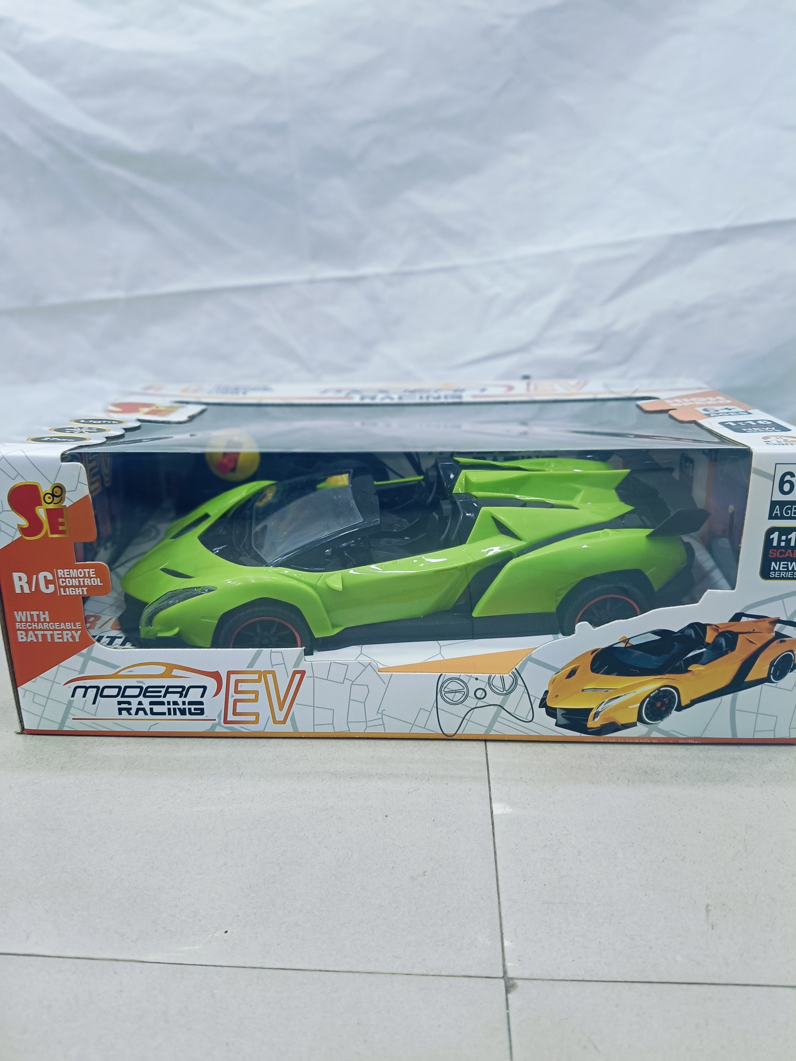 Modern Racing EV R/C Car - Color & Design May Vary