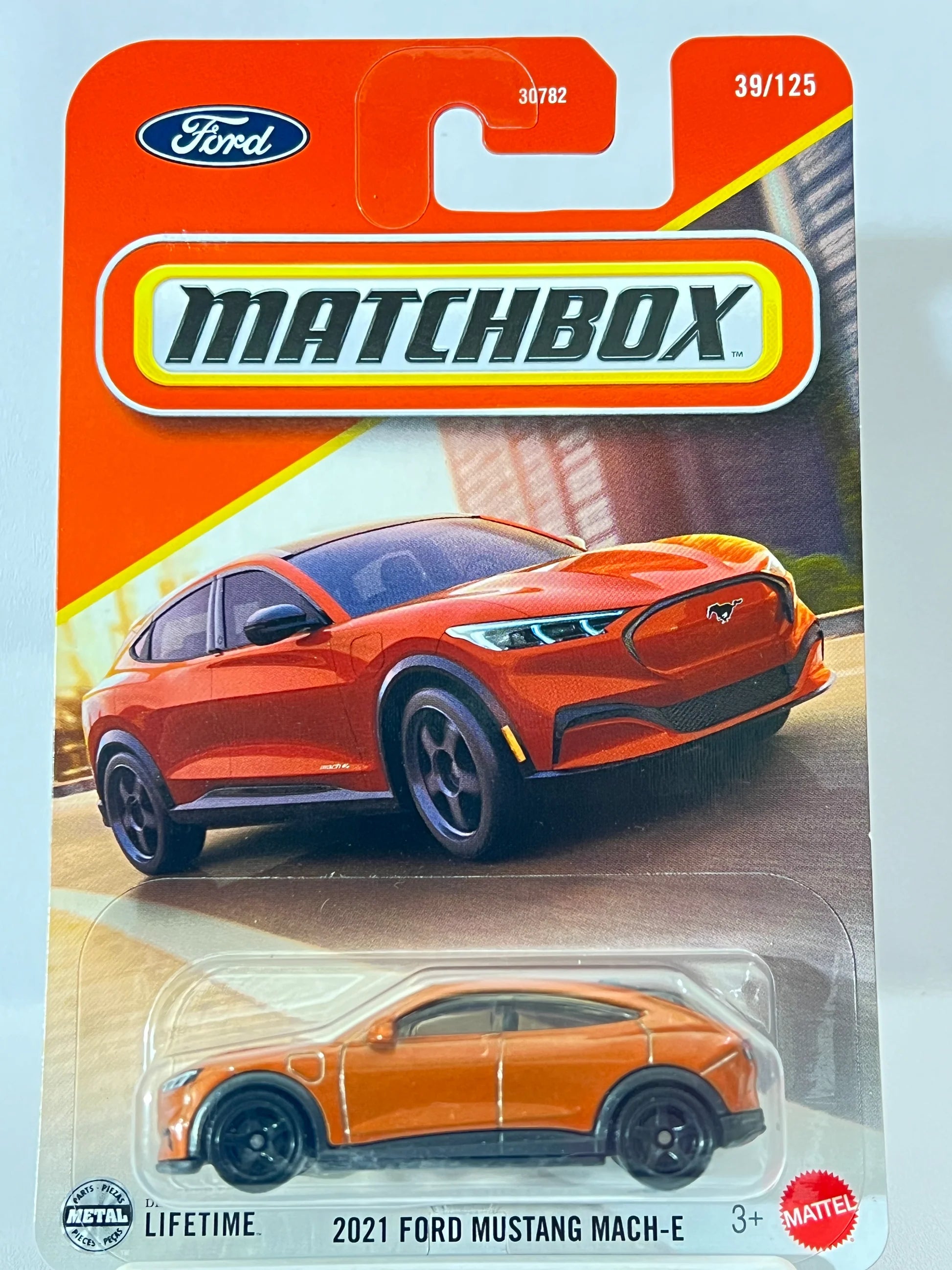 Matchbox Cars (2025) - Combo Pack of 2 Pcs -  2024 Fiat Topolin & 2021 Ford Mustang Mach-E - 1