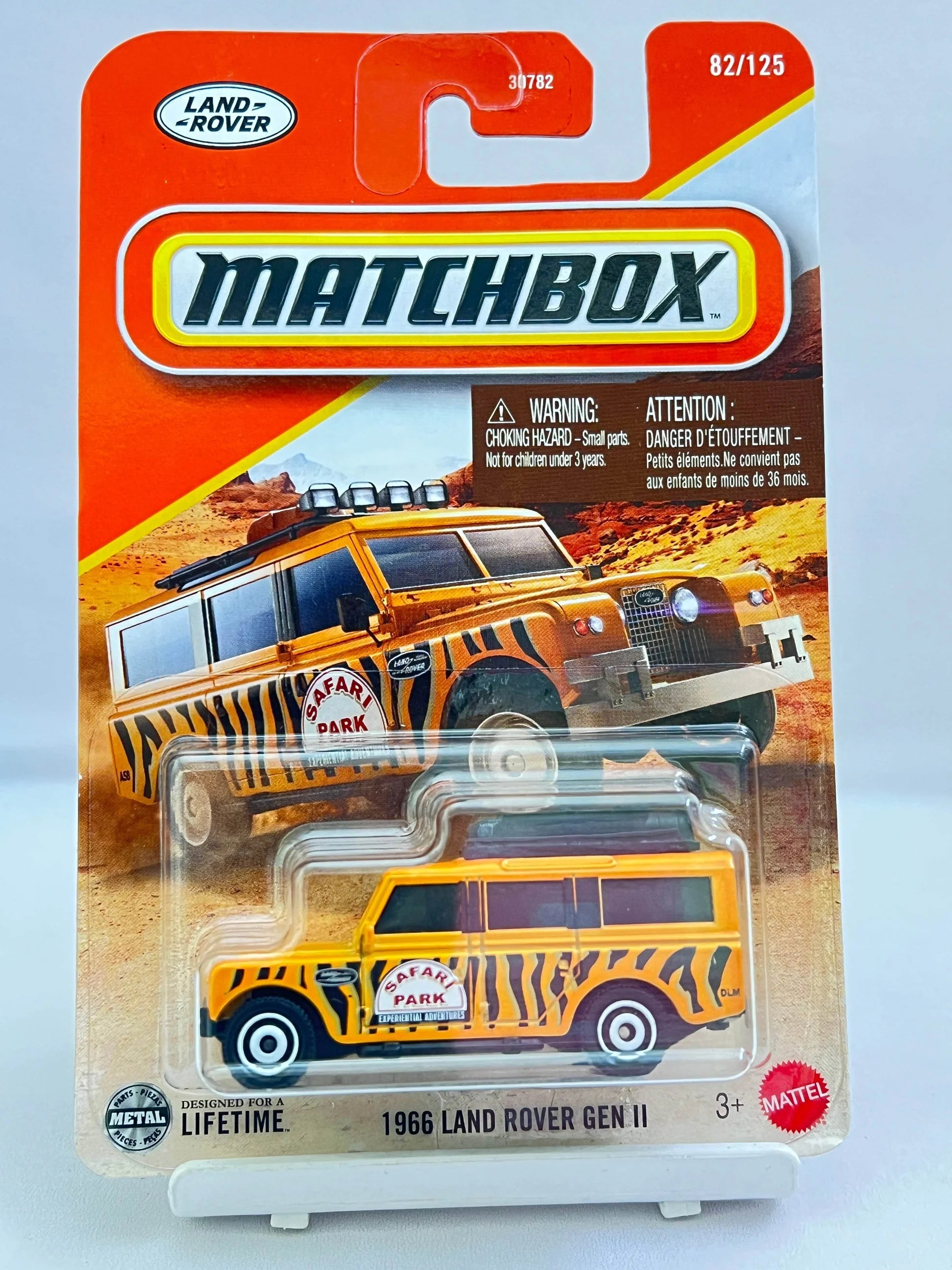 Matchbox Cars 2025 - Combo Pack of 2 Pcs - 1966 Land Rover Gen II & Ground Grinder - 30782-95CM