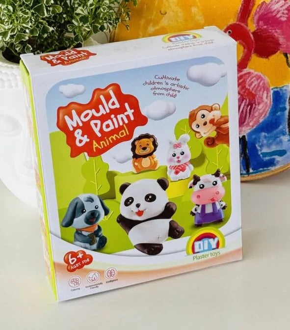 DIY Mould & Paint - Art Supplies DIY Kit | Activities for Kids | Multicolor | Assorted