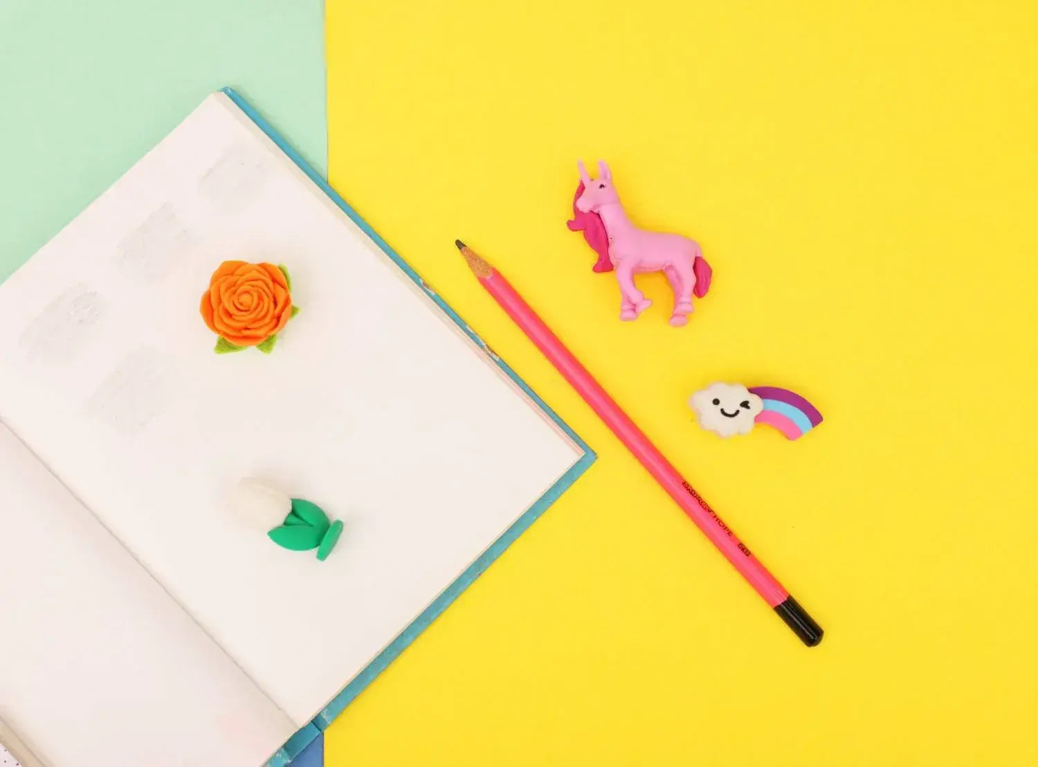 iLearnNGrow Unicorn Eraser Set – Fun Toy & Mermaid Erasers for Kids (4-Piece) - ilearnngrow Learning Solutions Pvt Ltd