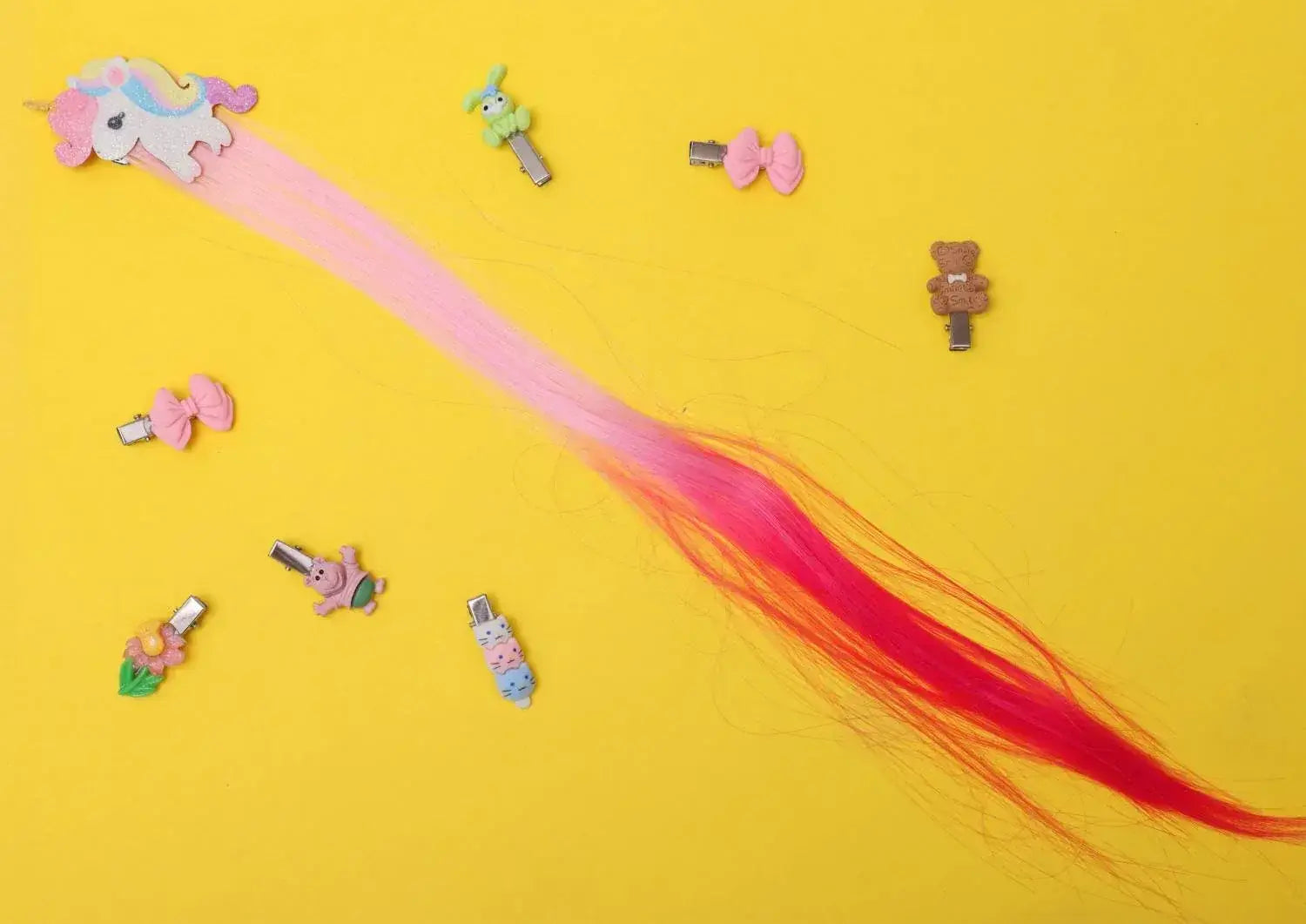 iLearnNGrow Unicorn Hair Extension for Kids – Colorful Clip-On Hair Accessory - ilearnngrow Learning Solutions Pvt Ltd