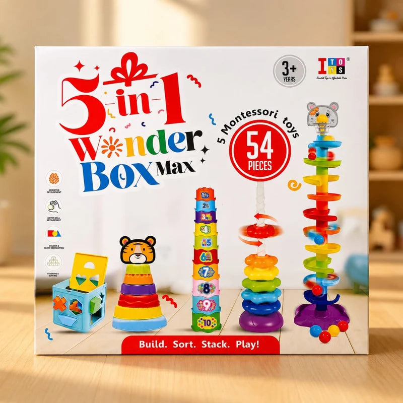 Itoys Wonder Box Montessori Toy Set - Assorted