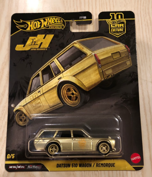 Hotwheels WAGON CHASE DATSUN ダットサン 510 Hot Wheels Japan Historics 5 Chase Datsun 510 Wagon 0/5 - Buy at