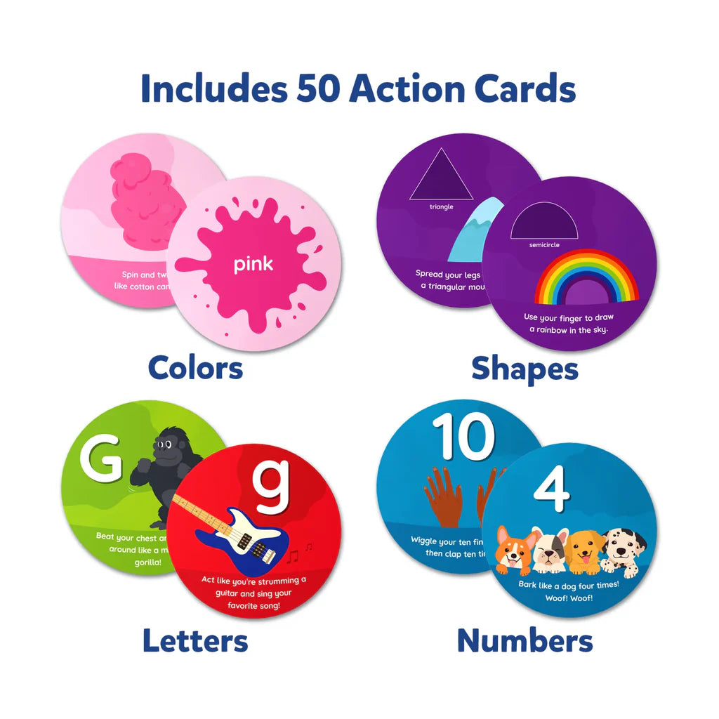 Skillmatics Jump and Learn - Flash Cards for Toddlers - Multicolor
