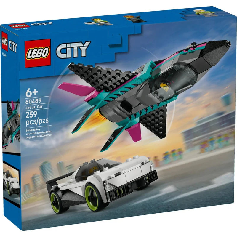 Lego 60489 City Jet vs. Car (259 Pieces)