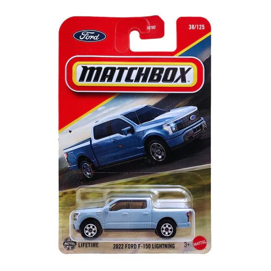 Matchbox Cars - Combo Pack of 2 Pcs - 2022 Ford F-150 Lighting | MBX Load Lifter / Chargeuse MBX