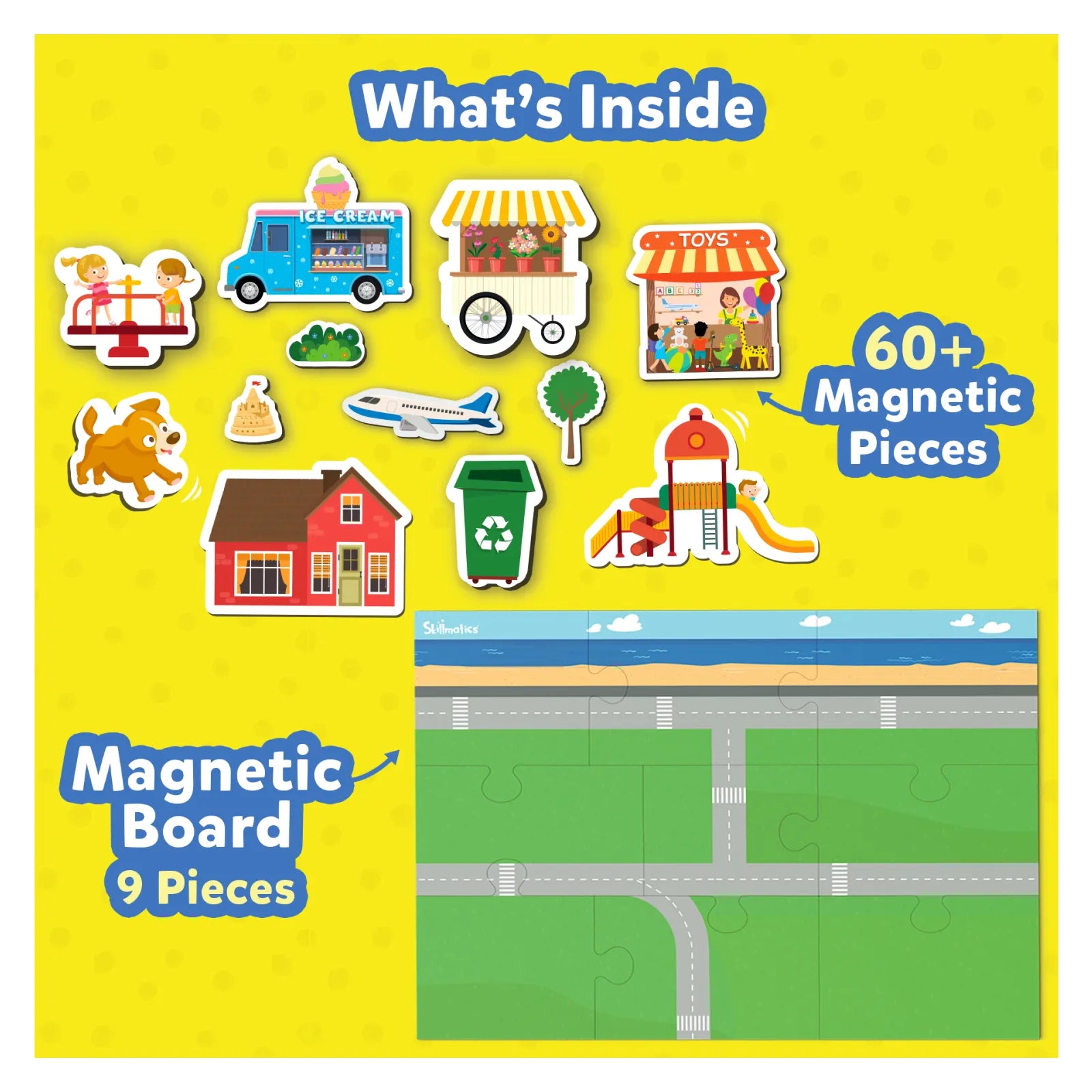 Magnetopia - Design Your City | Interactive Pretend Play Set | Multicolor