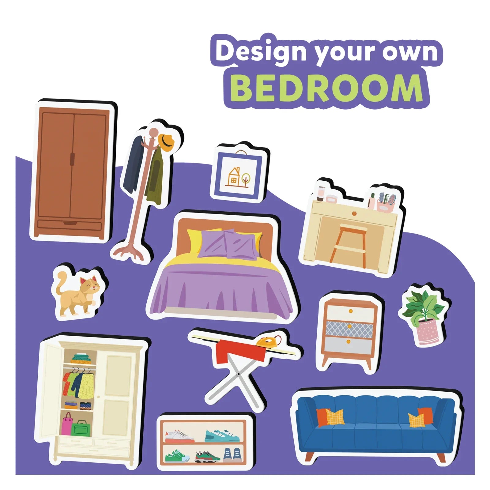 Magnetopia - Design Your Own Home | Interactive Pretend Play Set | Multicolor