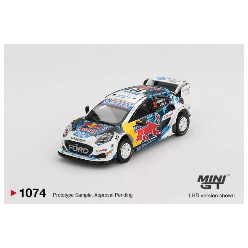 MINI GT 1074 Ford Puma Rally1 #16 M-Sport 2024 Rally Finland