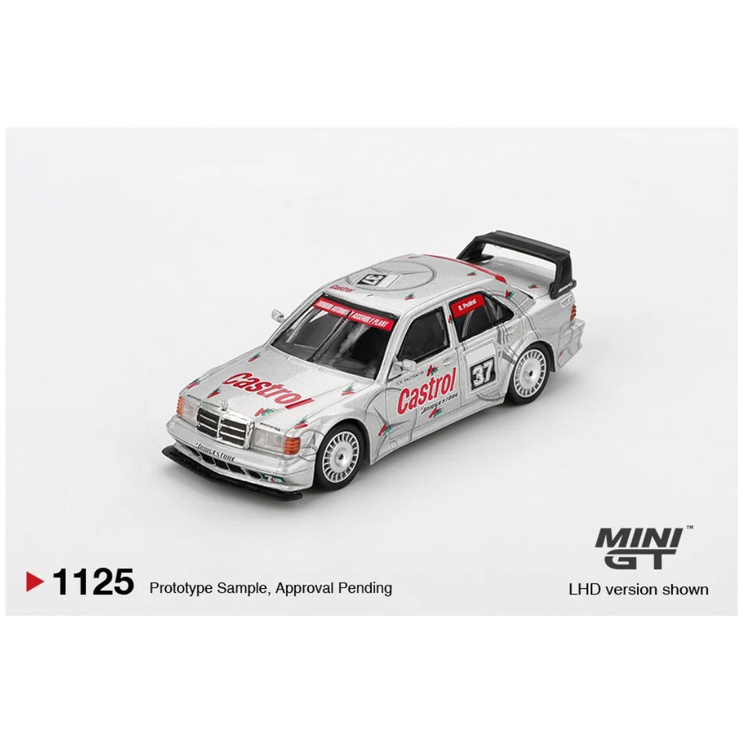 MINI GT Blister Pack #1125 – Mercedes-Benz 190E 2.5-16 Evolution II #37 | 1995 SE Asia Touring Car Championship | 1:64 Die-Cast Model