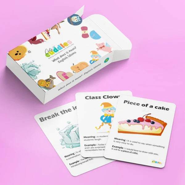 Cots and Cuddles Flashcards for Kids - Assorted