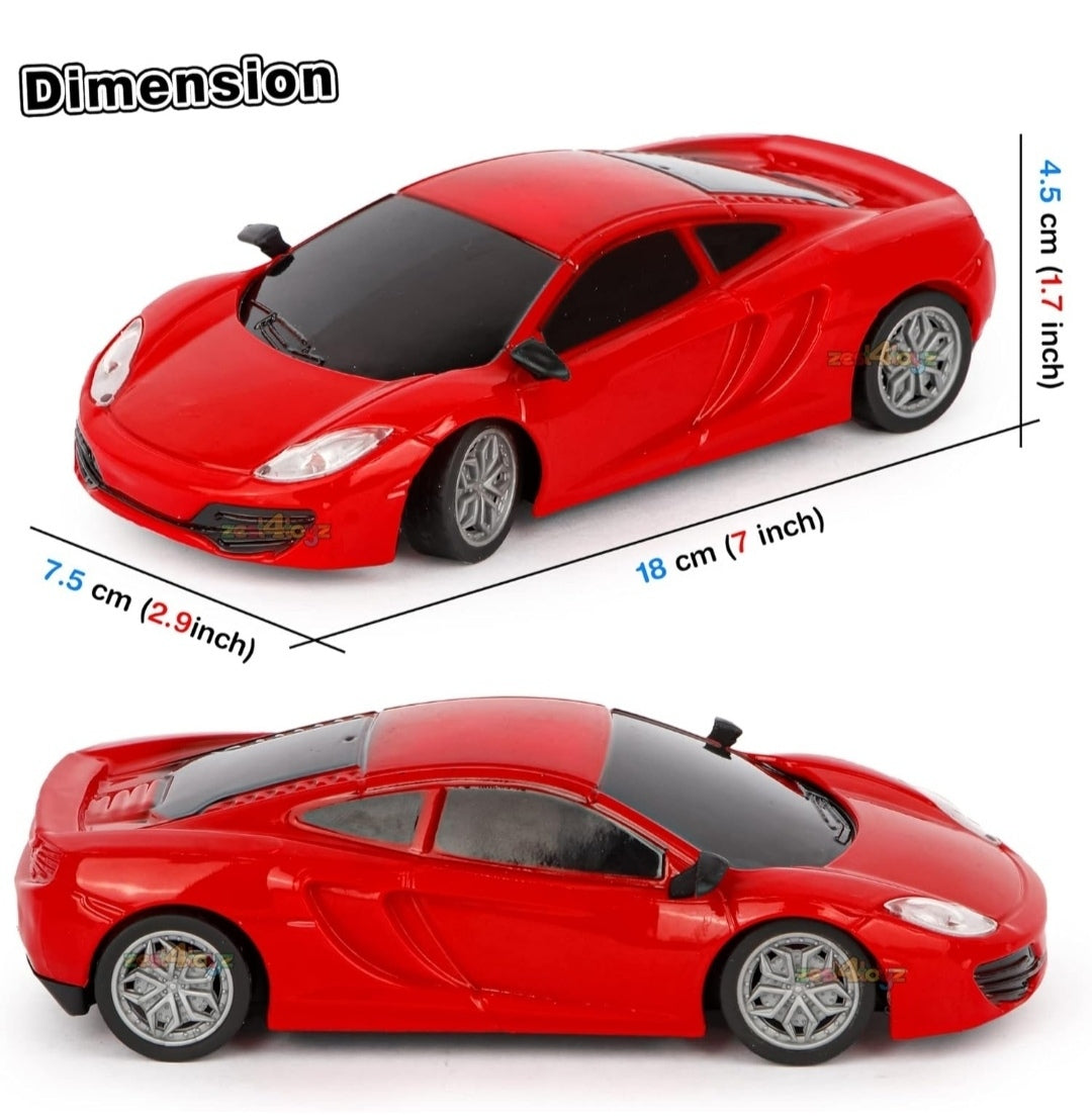 Remote Control USB Rechargeable Racing Sports Car For Kids- Multicolor