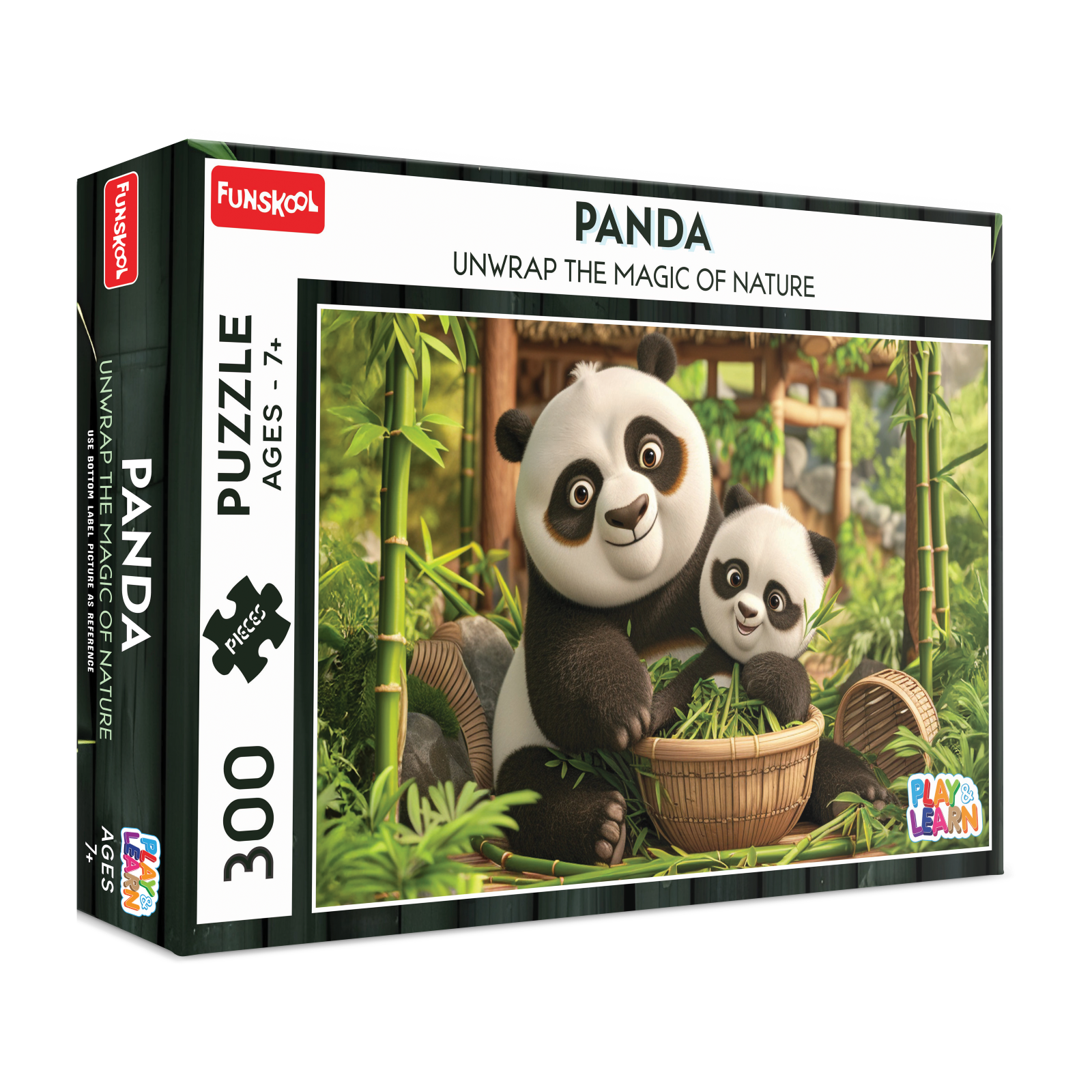 Funskool Panda 300 Pieces Puzzle - Multicolor