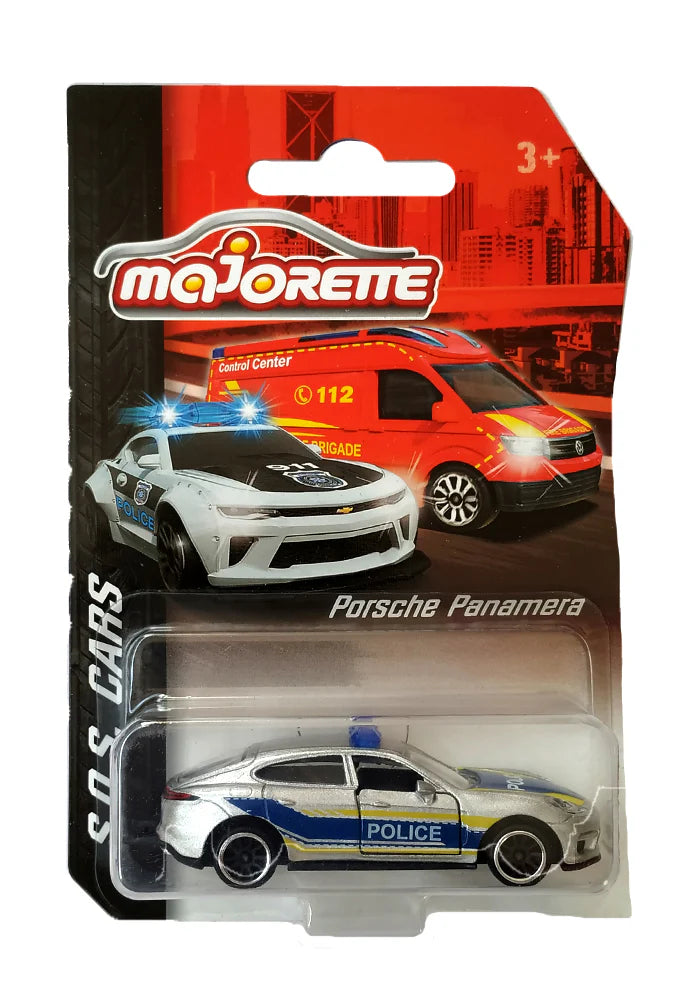 Majorette SOS Rescue Vehicles Set - Pack of 1 Car - Porsche Panamera