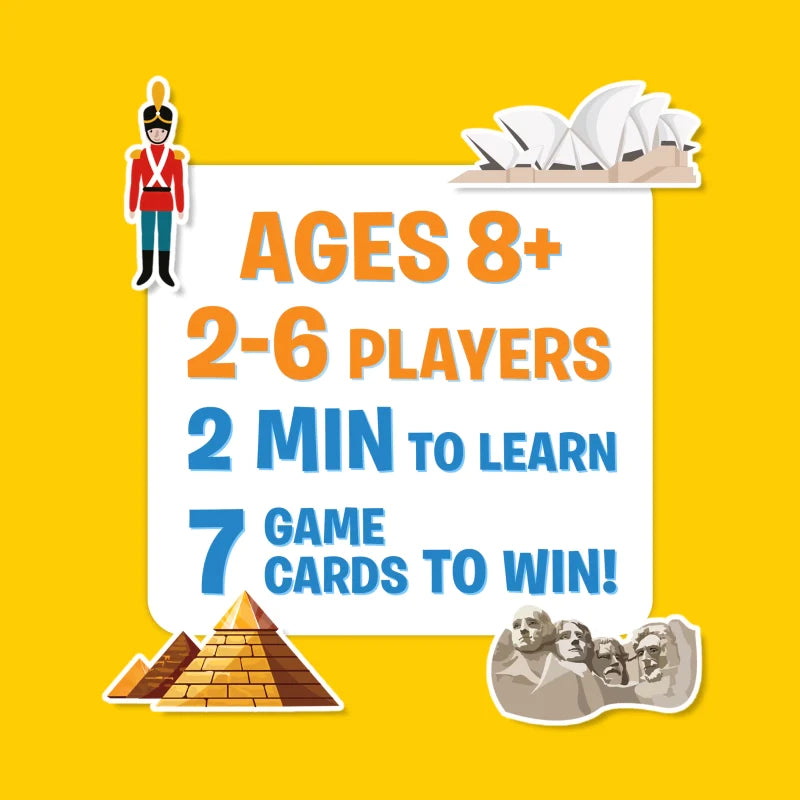 Guess in 10: Countries Of The World | Trivia card game (ages 8+)