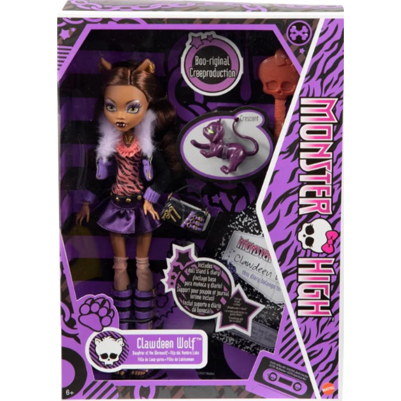 Barbie Monster High Draculaura Collector's Doll Clawdeen Wolf - HGC30
