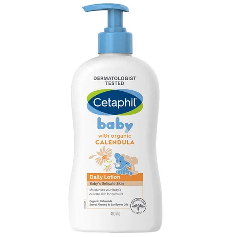 Cetaphil Baby Daily Lotion with Organic Calendula- 400 ml (Cordlife)