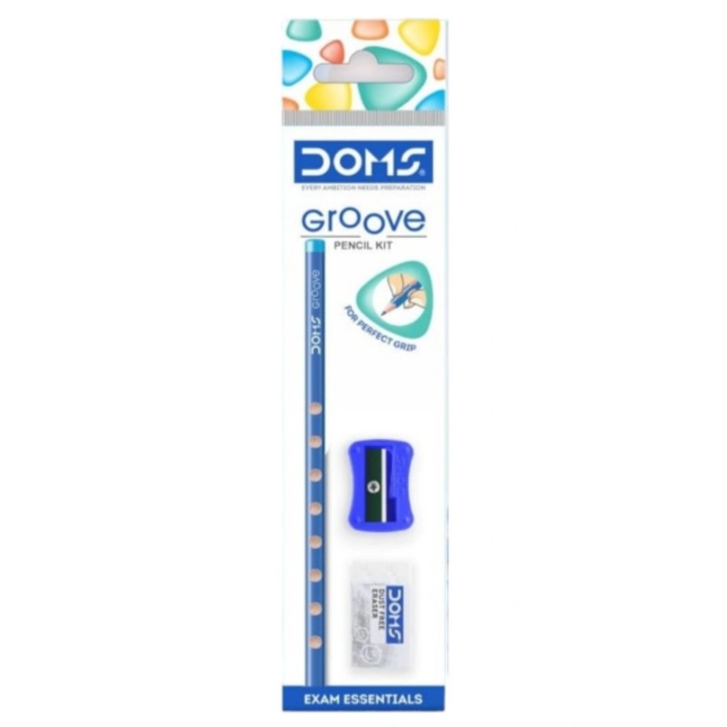 DOMS Groove Pencil Kit - Multicolor - Pack of 30 Pcs