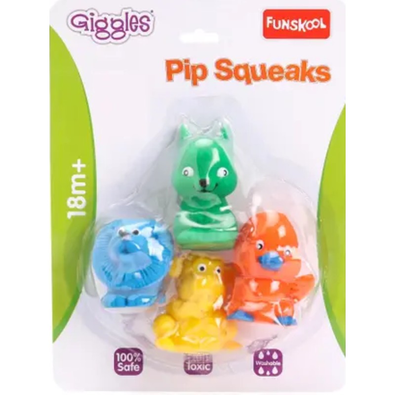 Funskool Giggles - Pip Squeaks (Pack of 4 Pieces)