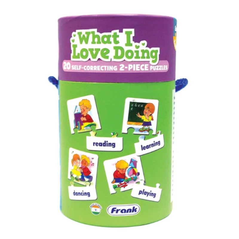 Frank What I Love Doing - Cylindrical Jigsaw Puzzle for kids