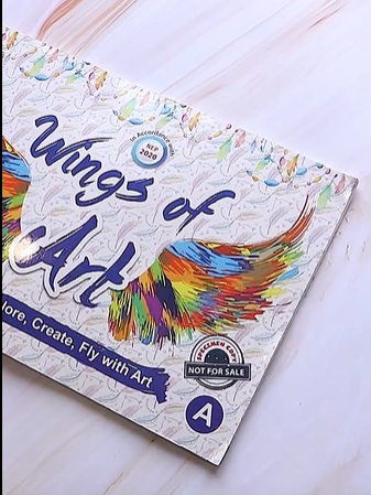 ILEARNNGROW DIY Art & Craft Activity Book - Wings of Art