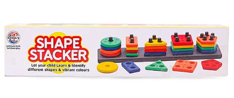 Ratnas Shape Stacker - 26 Pieces - Multicolor