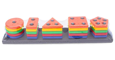 Ratnas Shape Stacker - 26 Pieces - Multicolor
