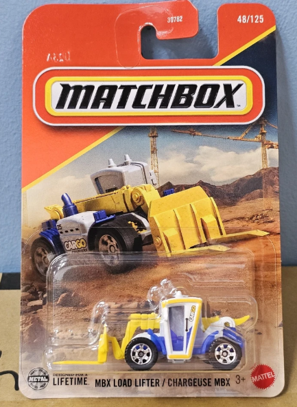 Matchbox Cars - MBX load Lifter / Chargeuse MBX - Blue