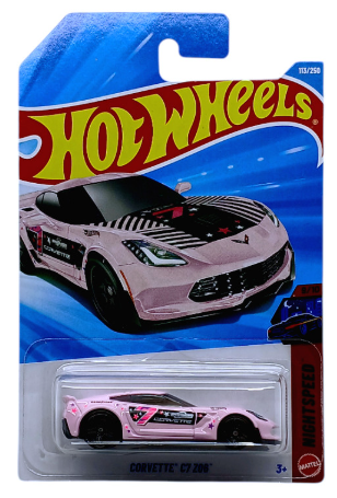 Hot Wheels Mainline Imported Premium - F Case 2026 - Long Card - Corvette C7 Z06