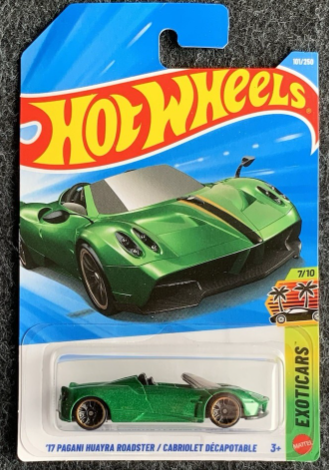 Hot Wheels Mainline Imported Premium - F Case 2026 - Long Card - 17 Pagani Roadster