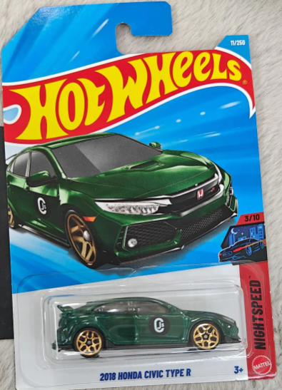 Hot Wheels Mainline Imported Premium - F Case 2026 - Long Card - 2018 Honda Civic Type R